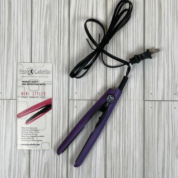 F0075 Pro Cabello Mini Styler Ceramic Tourmaline Plates - Picture 2 of 2
